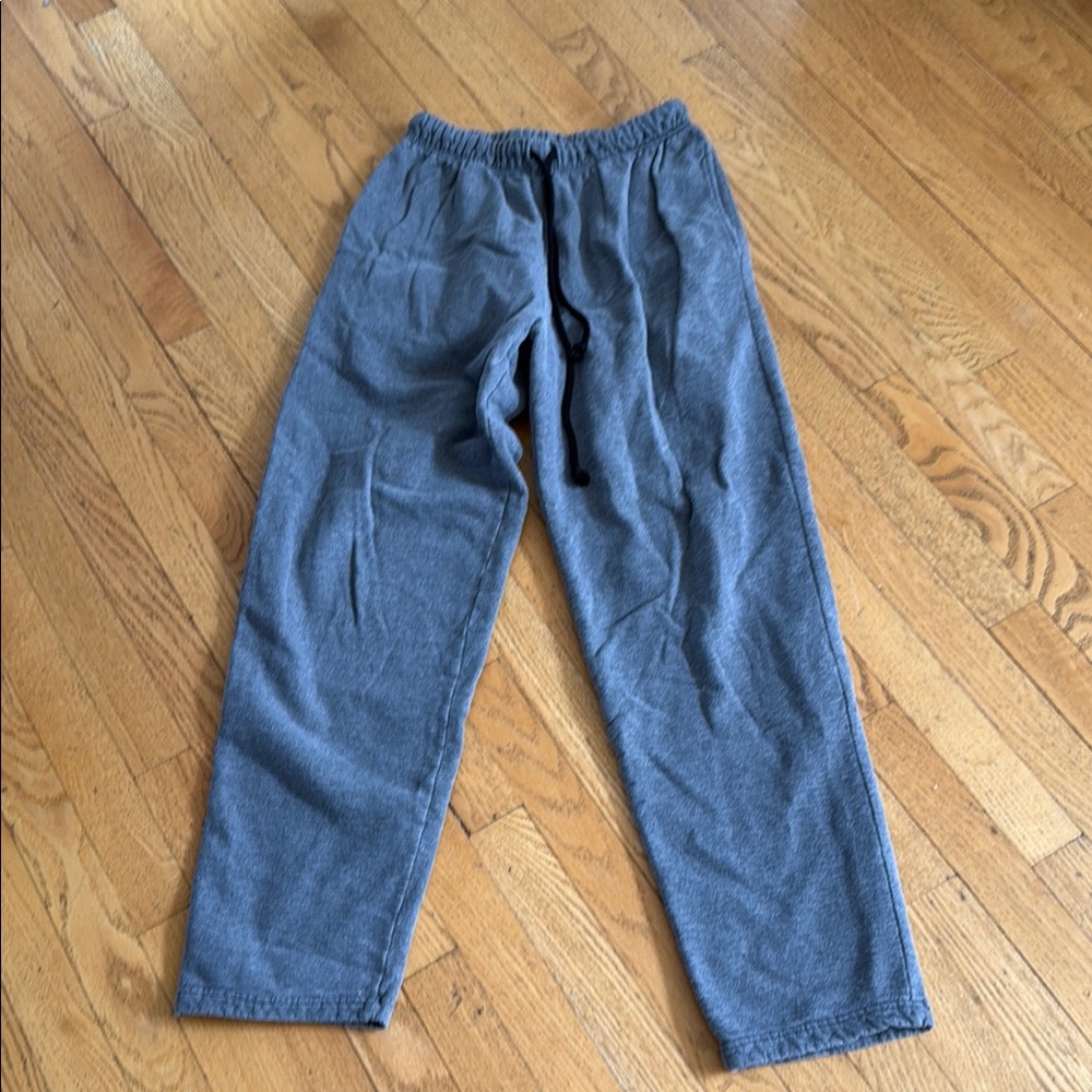 Boca Gray Relaxed-Fit Sweatpants with Elastic Waistband